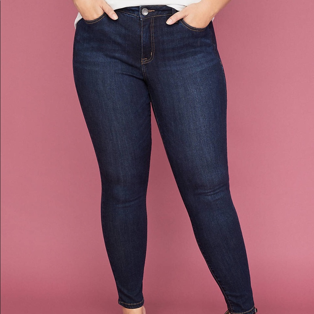 Lane Bryant High Rise Skinny Jeans